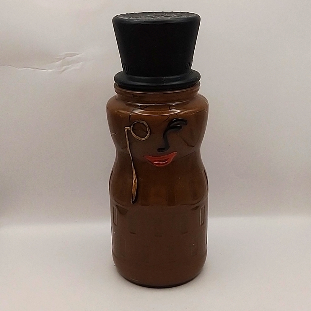 Vintage 1981 Mr Peanut 75th Birthday Anniversary Jar Painted